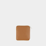 Zipped Wallet - Maison Kitsune - Leather - Brown