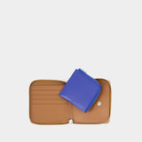 Zipped Wallet - Maison Kitsune - Leather - Brown