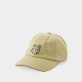 Bold Fox Head Cap - Maison Kitsune - Cotton - Beige