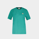 Fox Head Patch T-Shirt - Maison Kitsune - Cotton - Green