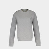 Fox Head Patch Comfort Sweatshirt - Maison Kitsune - Cotton - Grey