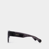 Baci Sunglasses in Black Acetate