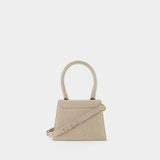 Le Chiquito Medium Bag - Jacquemus - Linen - Light Greige