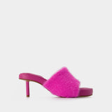 Argilla Mules in Pink Polyamide