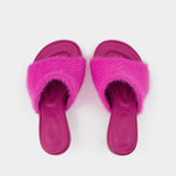 Argilla Mules in Pink Polyamide