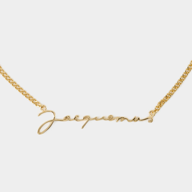 La Chaine Necklace - Jacquemus - Metal - Gold-tone