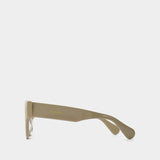 Baci Sunglasses in Beige Acetate