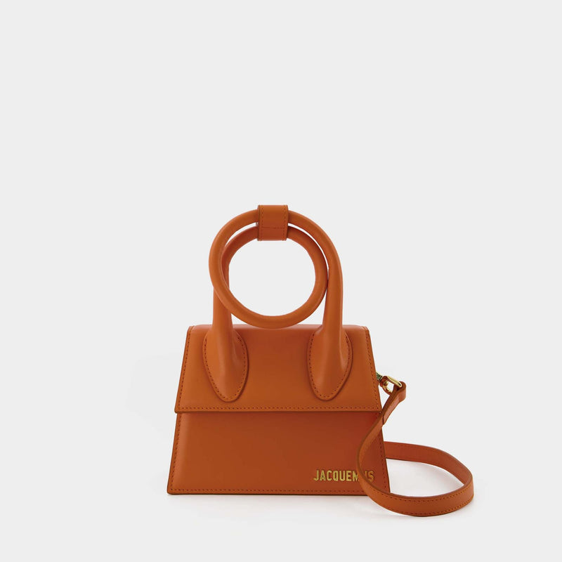 Le Chiquito Noeud Bag - Jacquemus - Orange - Leather