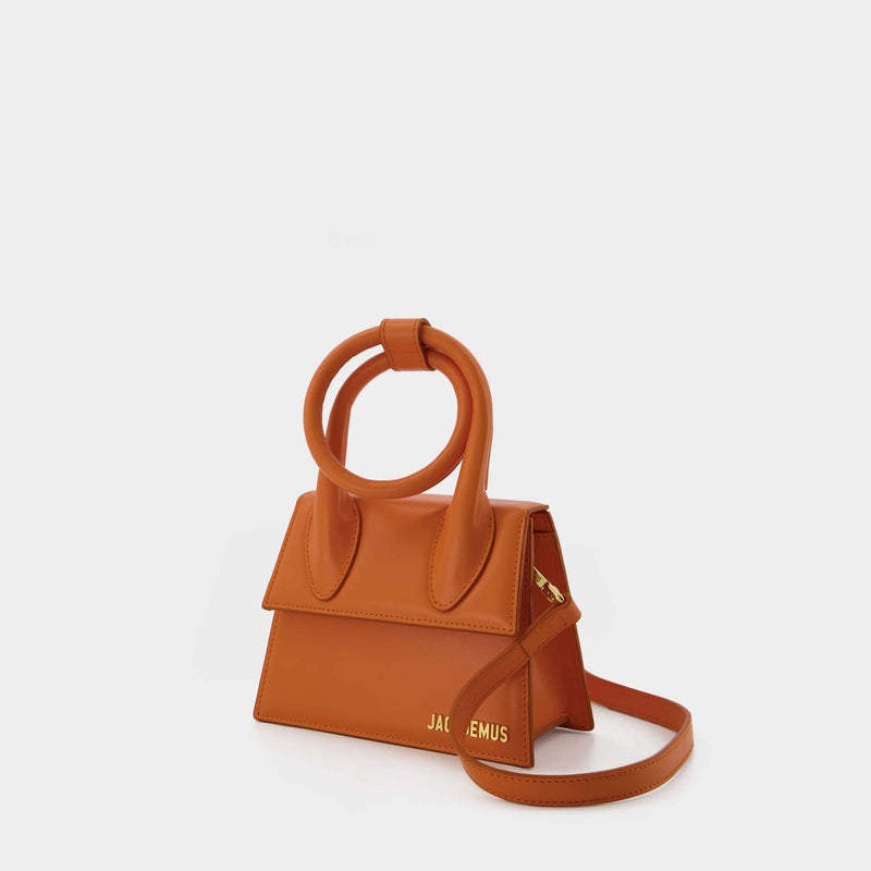 Le Chiquito Noeud Bag - Jacquemus - Orange - Leather