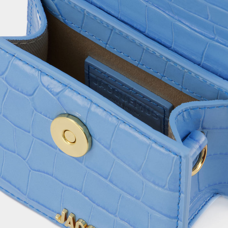 Le Chiquito Crossbody - Jacquemus -  Blue - Leather