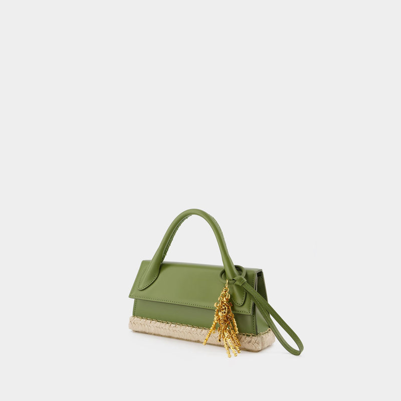 Le Chiquito Long Cordao Bag - Jacquemus -  Khaki - Leather