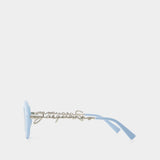 Pralu Sunglasses - Jacquemus -  Multi-Blue - Acetate