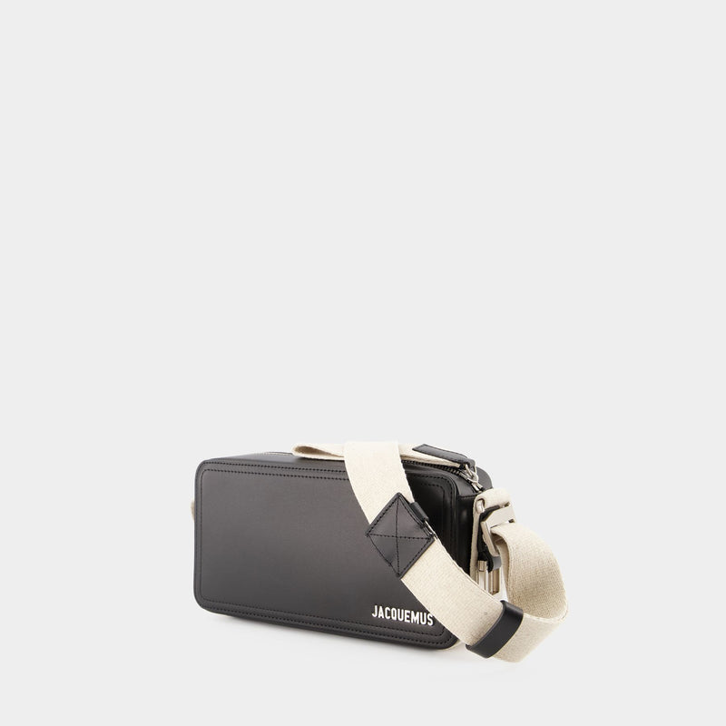 Le Cuerda Horizontal Crossbody - Jacquemus -  Black - Leather