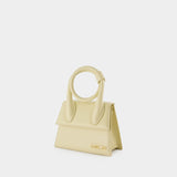 Le Chiquito Noeud Bag - Jacquemus - Leather - Ivory