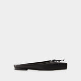 Ballerina Mules - Jacquemus - Leather - Black