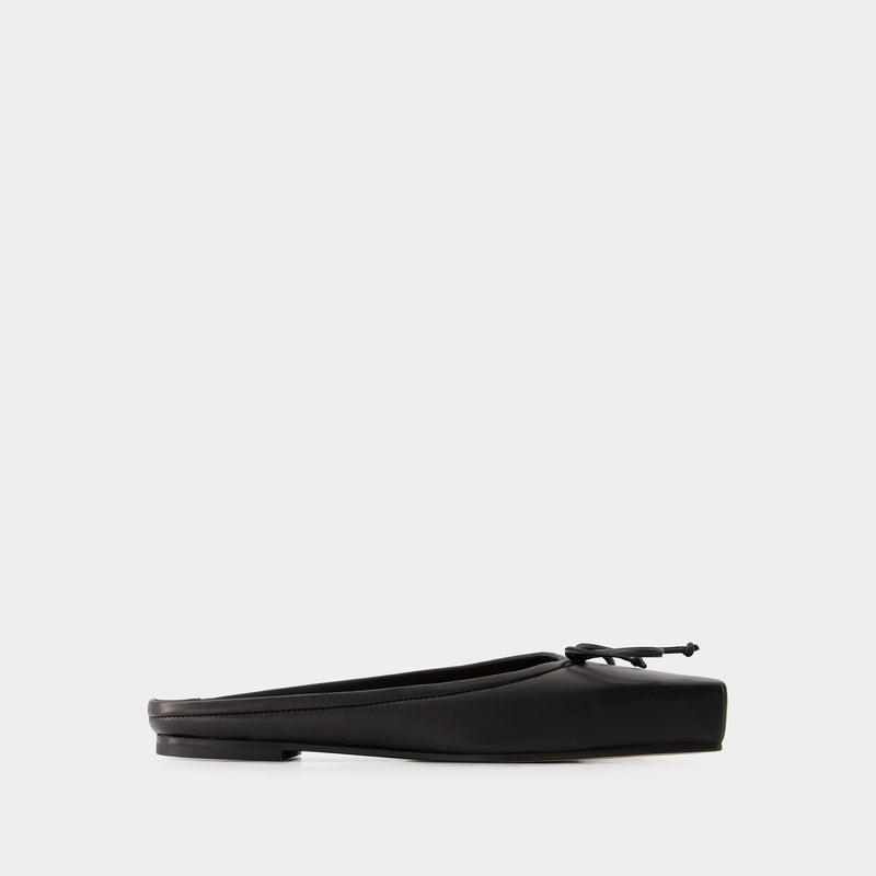 Ballerina Mules - Jacquemus - Leather - Black