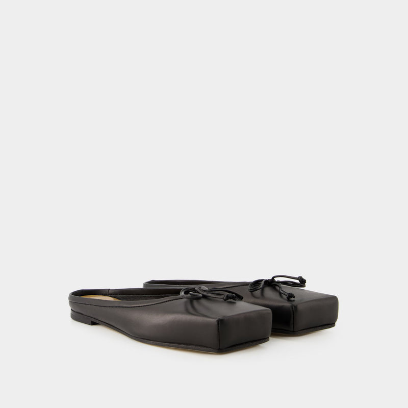 Ballerina Mules - Jacquemus - Leather - Black