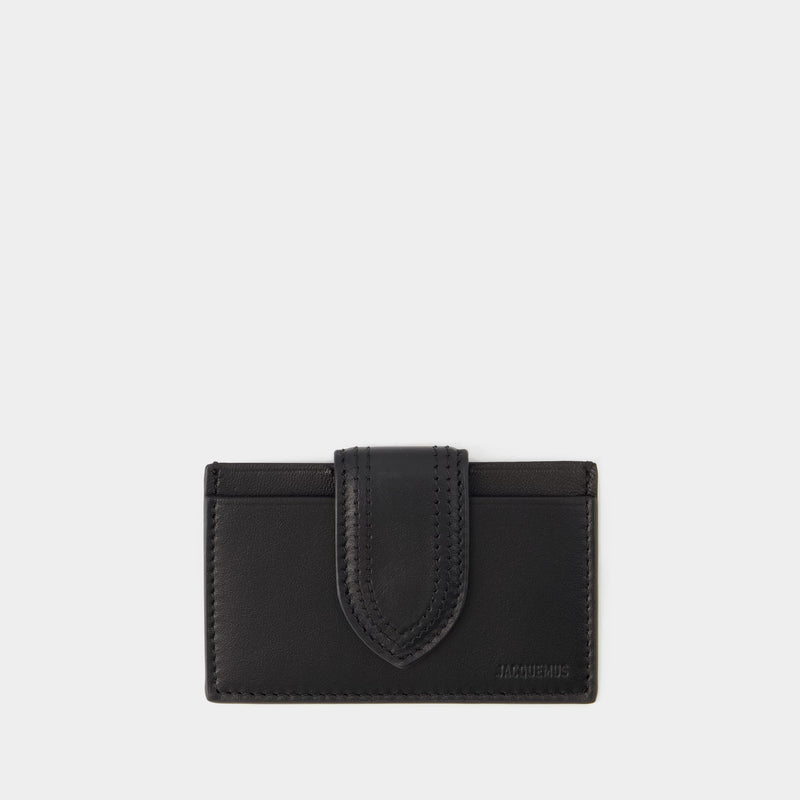 Bimbino Cardholder - Jacquemus - Leather - Black