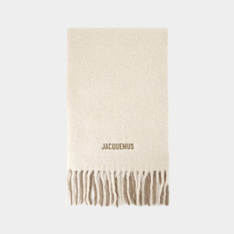 Moisson Scarf - Jacquemus - Wool - Beige