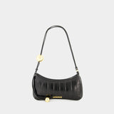 Le Bisou Perle Shoulder Bag - Jacquemus - Leather - Black