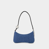 Le Bisou Perle Shoulder Bag - Jacquemus - Cotton - Blue