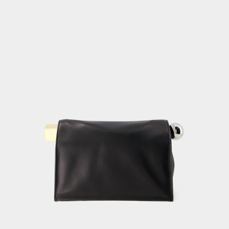 La Pochette Rond Carre - Jacquemus - Cotton - Black