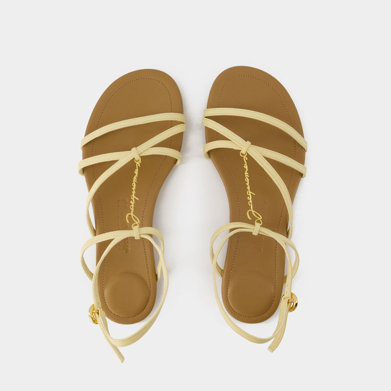 Pralu P Sandals - Jacquemus - Leather - Ivory