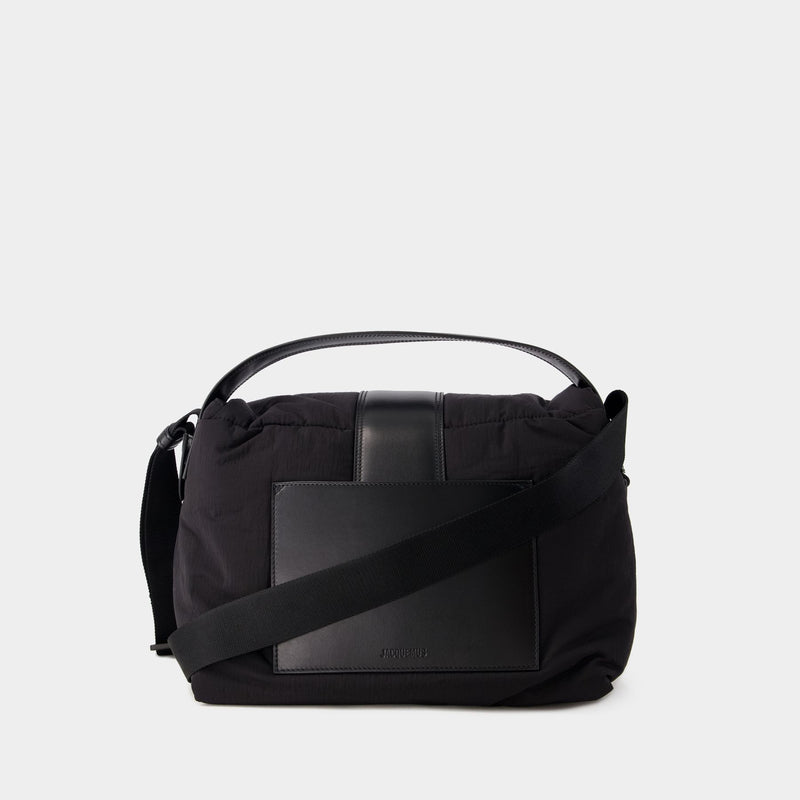 Le Messenger Bambino Crossbody - Jacquemus - Cotton - Black