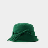 Le Bob Gadjo Bucket Hat - Jacquemus - Cotton - Green