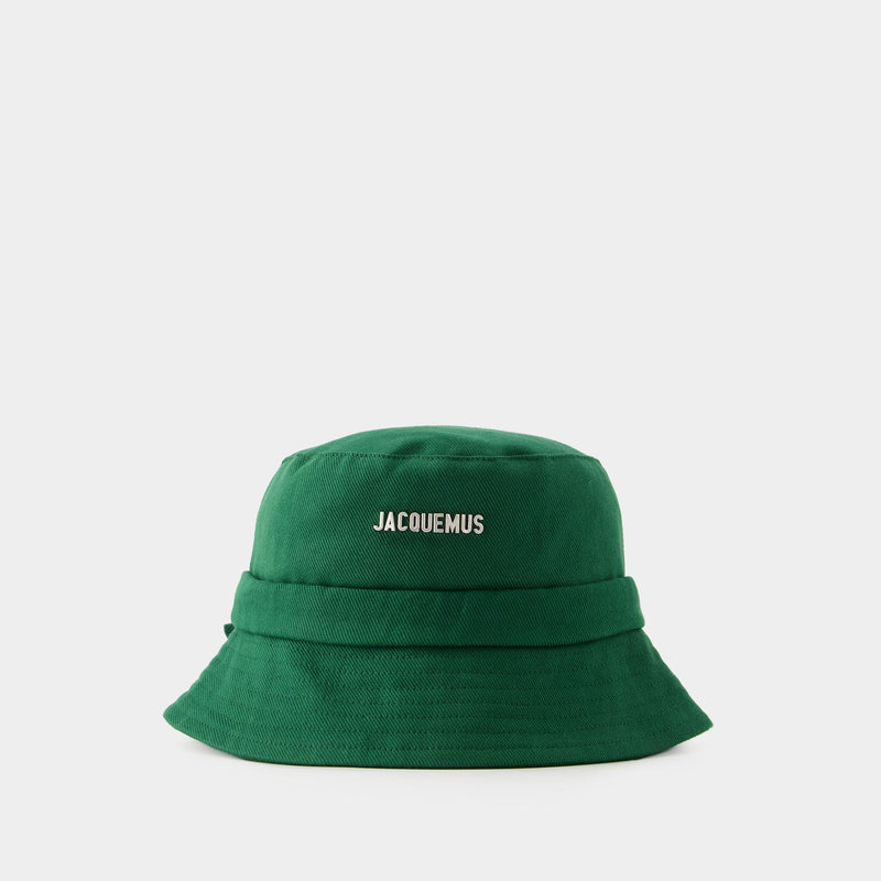 Le Bob Gadjo Bucket Hat - Jacquemus - Cotton - Green