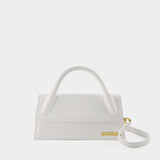 Le Chiquito Long Bag - Jacquemus - White - Leather