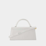 Le Chiquito Long Bag - Jacquemus - White - Leather