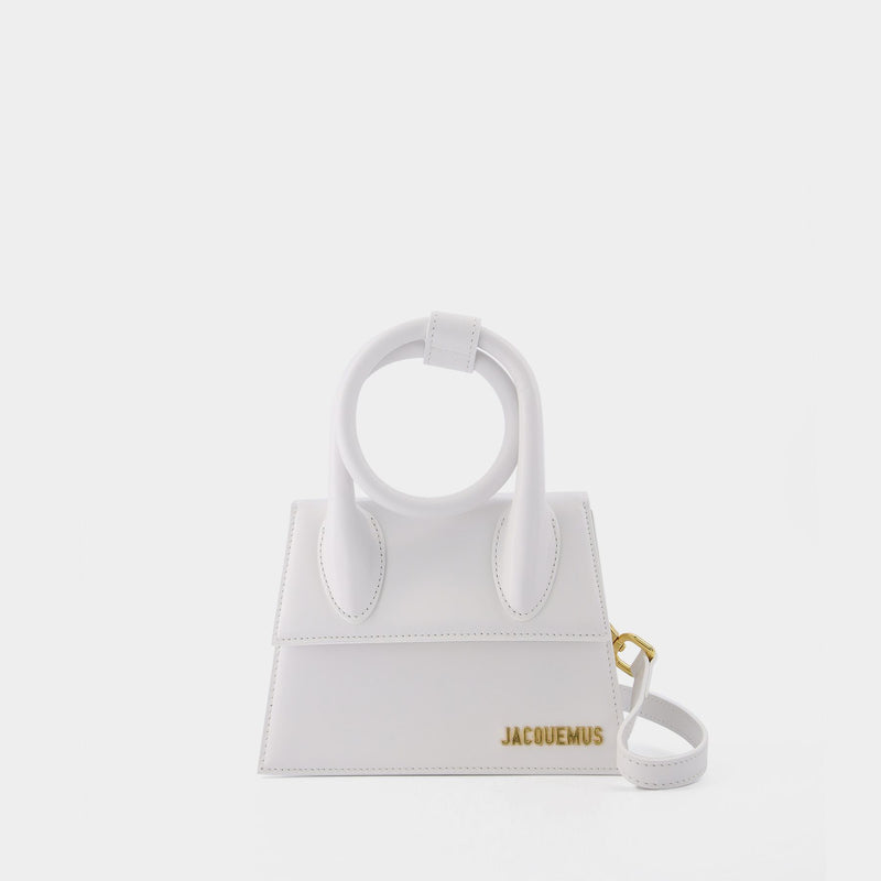 Le Chiquito Noeud Bag - Jacquemus - White - Leather