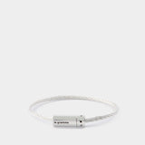 9G Polished Sterling Silver Cable Bracelet