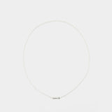 27G Cable Necklace - Le Gramme - Silver