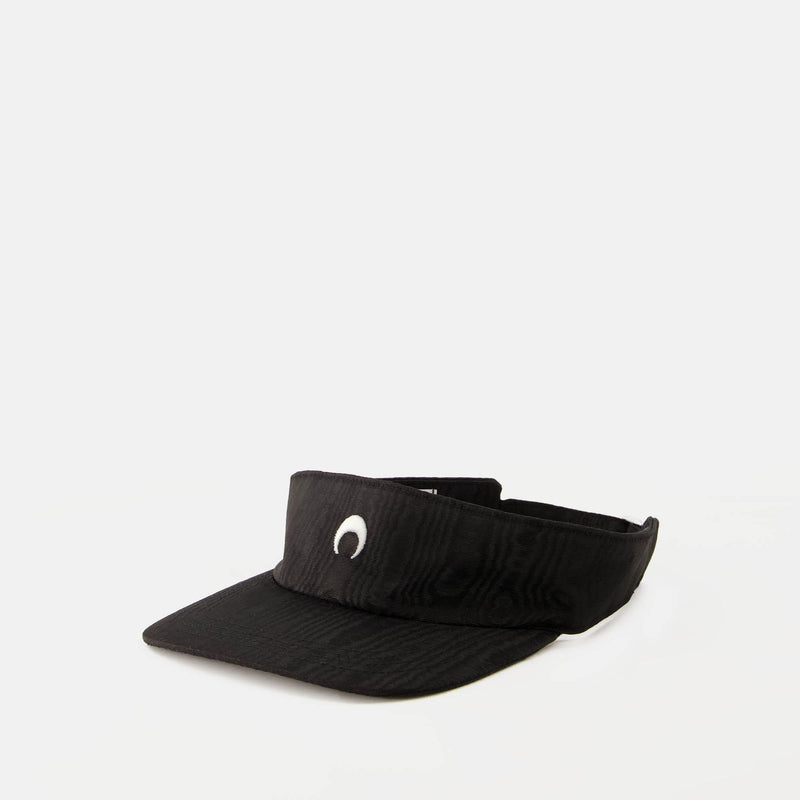 Regenerated Moire Visor - Marine Serre - Synthetic - Black