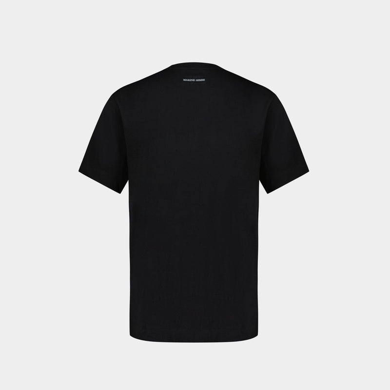 Moon Logo T-Shirt - Marine Serre - Cotton - Black