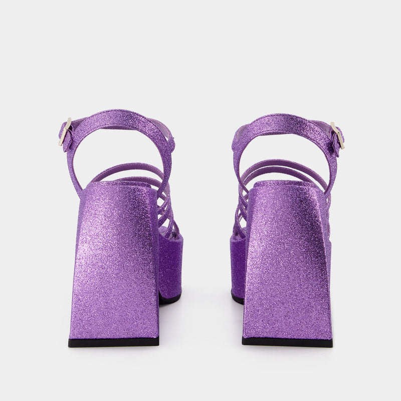 Bulla Chibi Sandals - Nodaleto - Purple - Leather