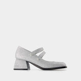 Bulla Bacara Pumps - Nodaleto - Silver Glitter - Leather