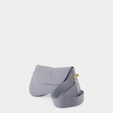 Space Hobo Bag - Elleme - Grey/Blue - Leather