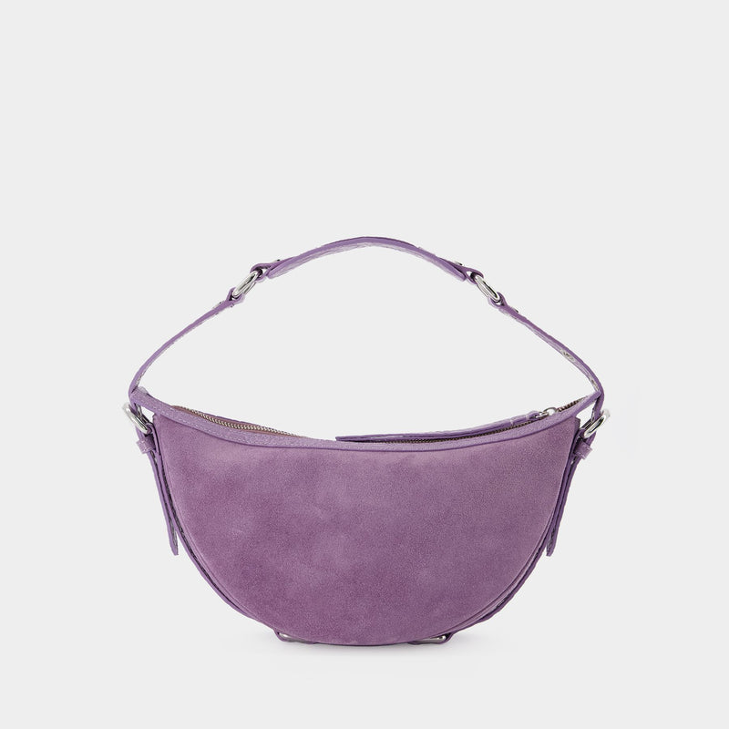 Gib Hobo Bag - By Far - Purple - Leather