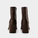 Vlada Ankle Boots - By Far - Leather - Bear