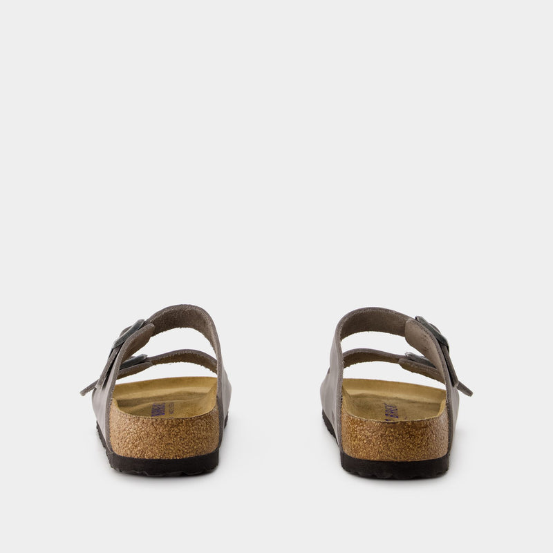 Arizona Sfb Leoi Sandals - Birkenstock - Leather - Grey