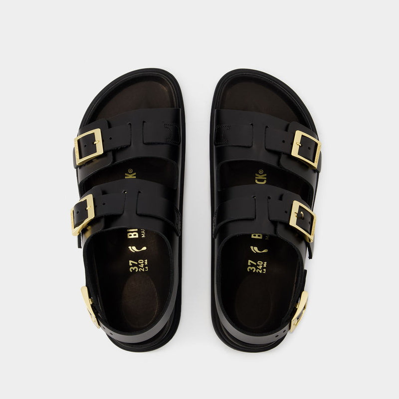 Cannes Sandals - Birkenstock - Leather - Black