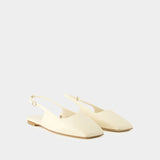 Liya Sandals - Aeyde - Leather - Beige