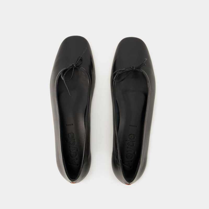 Delfina Ballerinas - Aeyde - Leather - Black