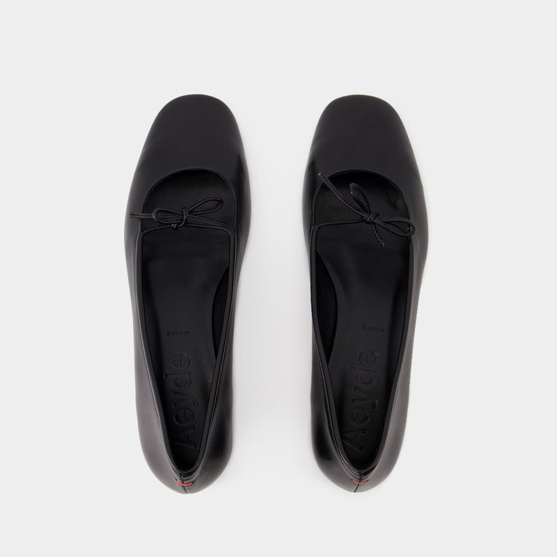 Darya Ballerinas - Aeyde - Leather - Black