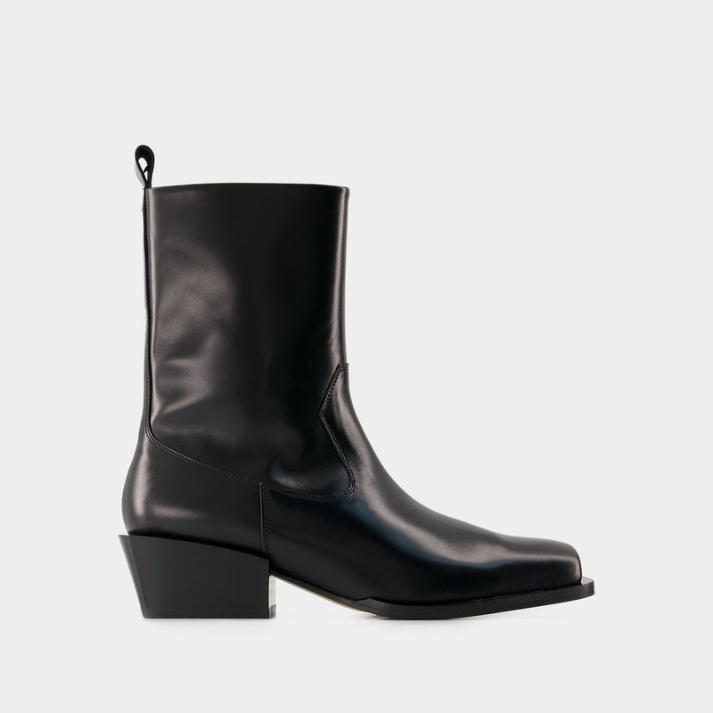 Bill Ankle Boots - Aeyde - Leather - Black