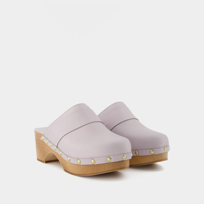 Bibi Clogs - Aeyde - Lilac - Leather