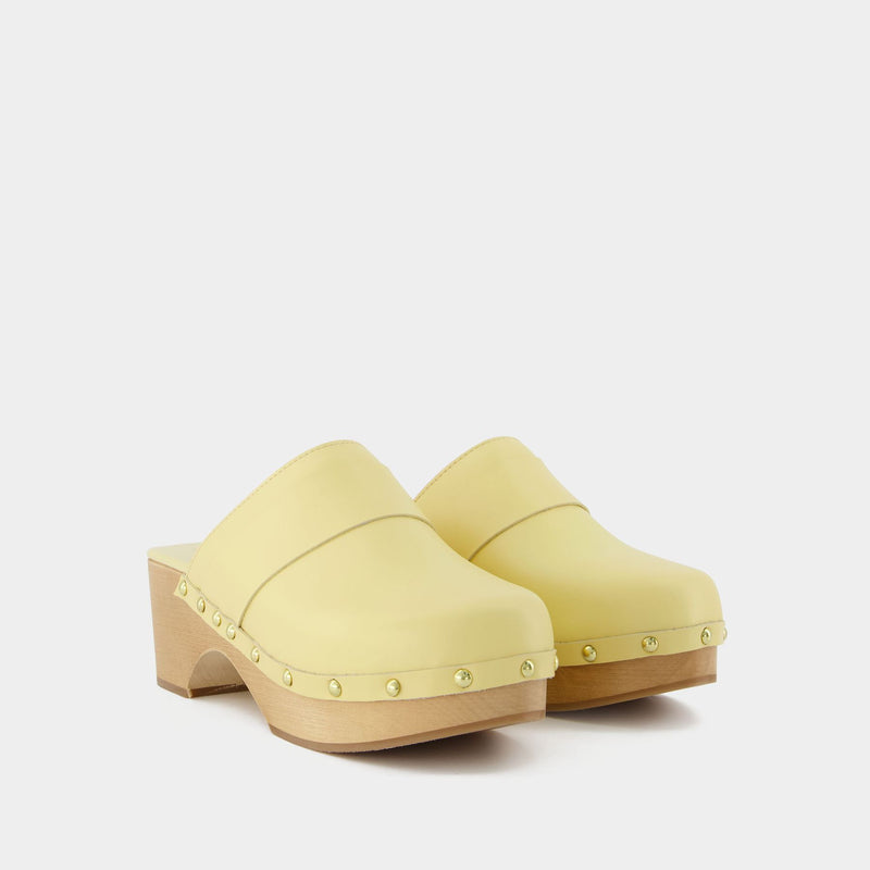 Bibi Slides - Aeyde - Butter - Leather